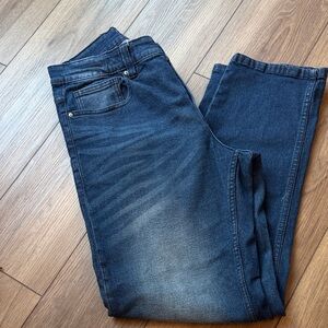 Men's Slim Fit Jeans in Deep Blue